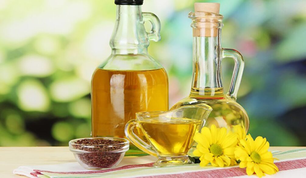 Flax oil for strength
